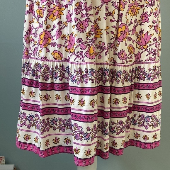 Old Navy Pullover Purple Floral Flowy trapeze dress - Picture 5 of 8